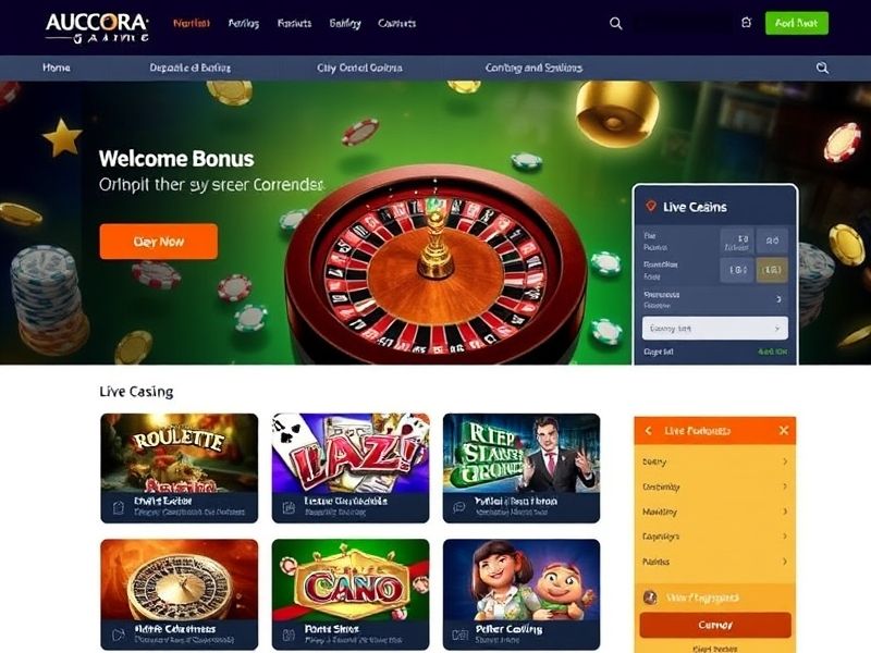 Welcome to the official Aurora Game website. Discover thrilling casino games, exclusive bonuses, and live dealer action at auroragame.com. Play responsibly for real money rewards.